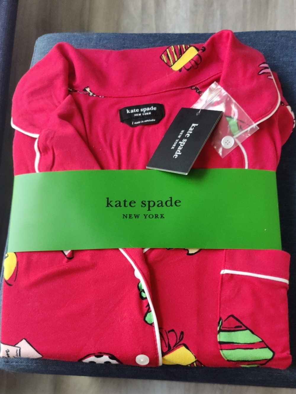 kate spade Christmas Jammies - NWT